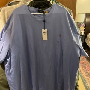 Ralph Lauren Men's Light Blue Short Sleeve Tee